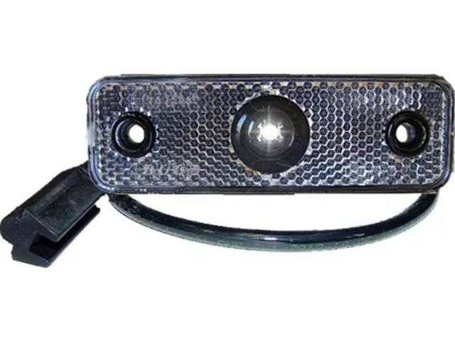 LED Position Lamp PRO-REP white 24V, cable 0,5m P&R-connector 