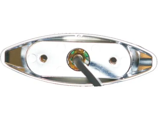 LED Sidemarker Lamp PRO-CAN 24V cable 0,5m, chrome housing 