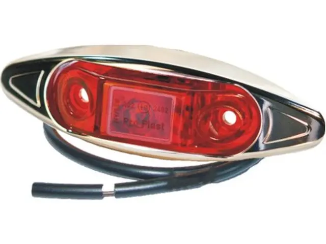 LED Rear Position Lamp PRO-CAN 12V cable 0,5m, chrome housing 