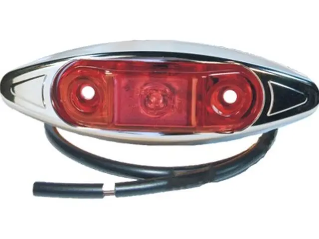 LED Rear Position Lamp PRO-CAN 12V cable 0,5m, chrome housing 