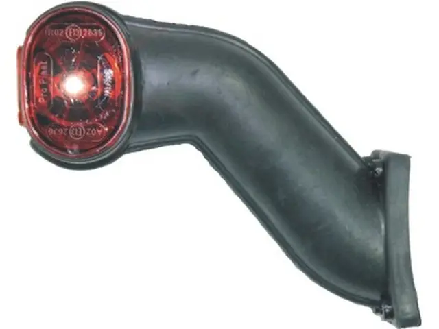 LED End Outline Marker Lamp SUPERPOINT I 24V, cable 1,75m, flexible short bracket 