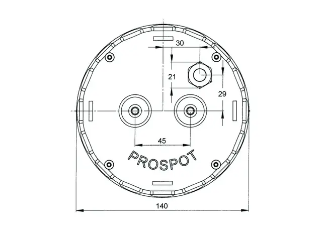 LED Rear Combination Lamp PRO-SPOT 12-30V, PG-Screw 