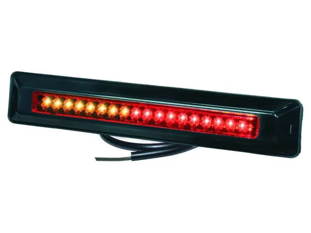 LED Rear Combination Lamp PRO-CAN XL 24V cable 0,5m, red lens, housing black 