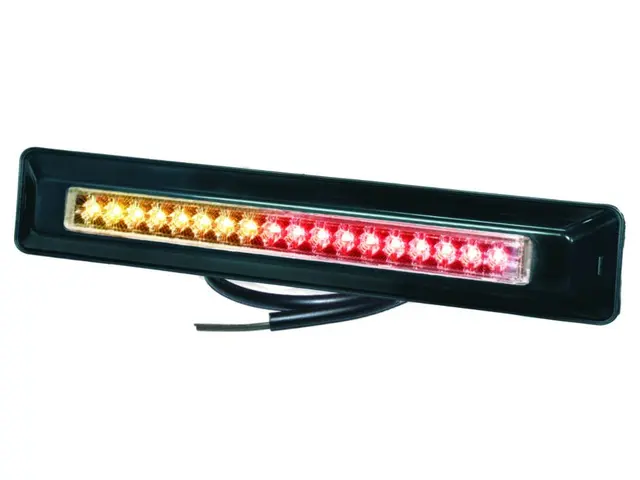 LED Rear Combination Lamp PRO-CAN XL 12V cable 0,5m, clear lens, housing black 