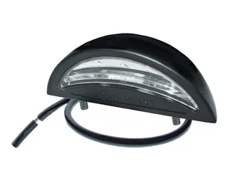 LED Registration Plate Lamp PRO-REG 24V cable 0,5m, 2 bolt fixation