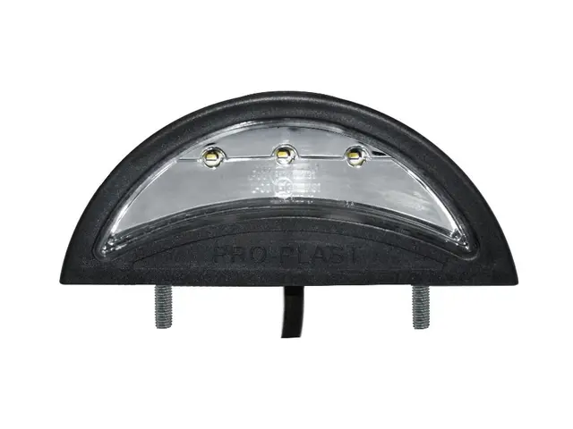 LED Registration Plate Lamp PRO-REG 24V cable 0,5m, 2 bolt fixation 