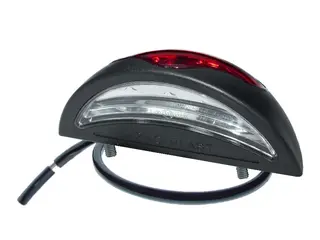 LED Rear/Registration Plate Lamp PRO-REG cable 0,5m, 2 bolt fixation