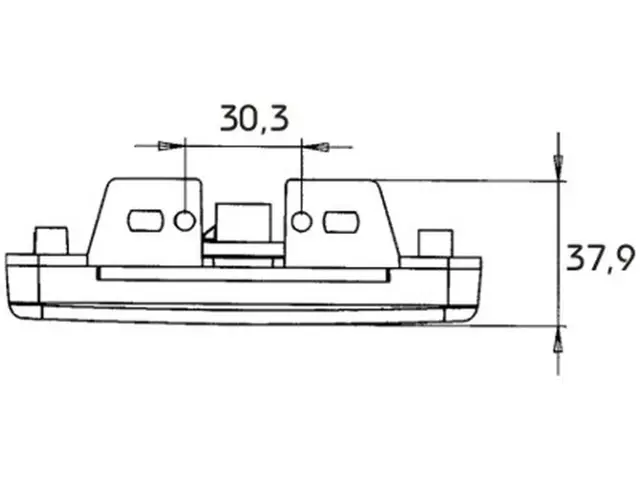 Bracket 90° for LED Lamp serie 40 034 