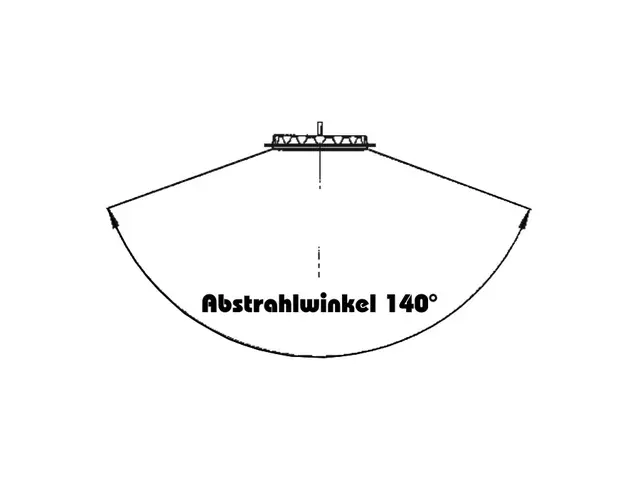 LED Interior Lamp PRO-ROOF 12/24V flat cable 0,5m, 360 lumen, recessed ver 