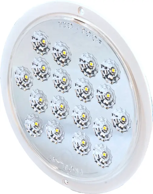 LED Interior Lamp PRO-ROOF 12/24V flat cable 0,5m, 360 lumen, recessed ver 