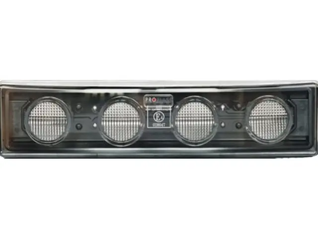 LED Lys 4-Dioder Hvit Solskjerm Scania back side connector, 24V, SCANIA 