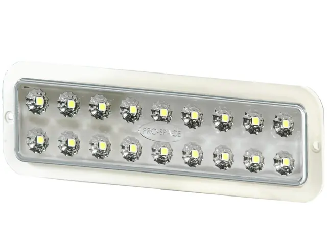 LED Interior Lamp PRO-SPACE 12/24V flat cable 0,5m, 360 lumen, recessed ver 