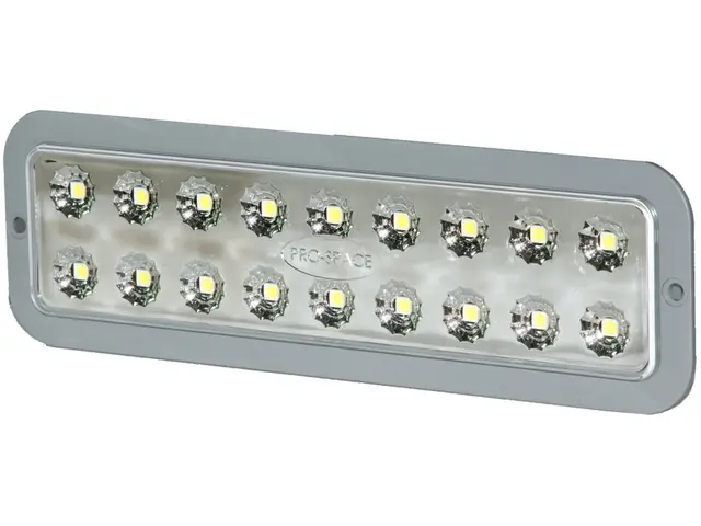 LED Interior Lamp PRO-S-SPACE 12/24V flat cable 0,5m, 900 lumen, recessed ver 