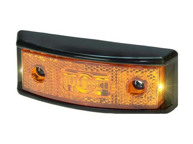 LED Sidemarker Lamp + lat. Dir. Indicato 10-32V, AMP SS con. 