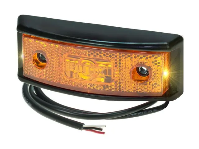 LED Sidemarker Lamp + lat. Dir. Indicato 10-32V, cable 0,5m 