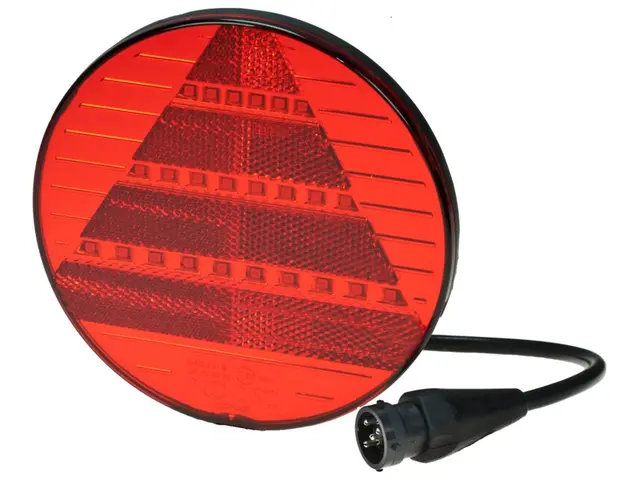 LED Rear Combination Lamp PRO-DISC 12/24V cable 0,2m + con. 5-pole, with tr 