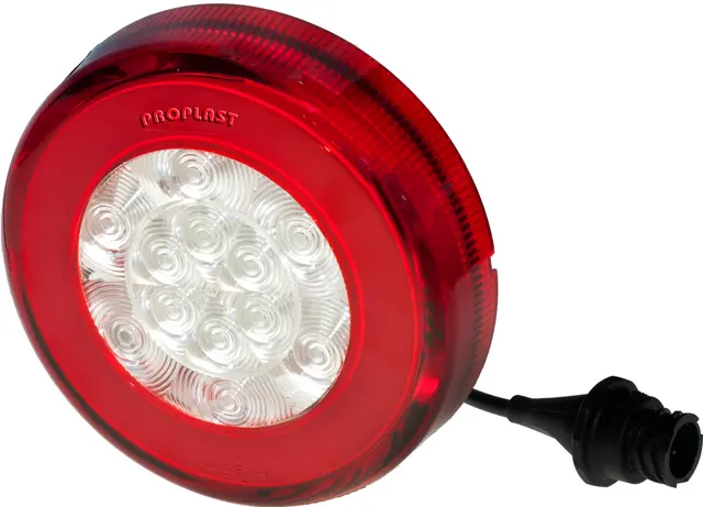LED Rear Combination Lamp PRO-RING 12/24 cable 0,5m + 7-pol. AMP connector, light 