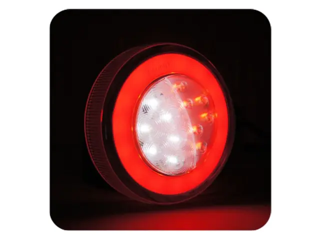 LED Fog-Reversing Lamp PRO-RING FR 12/24 cable 0,5m + 7-pol. AMP connector 