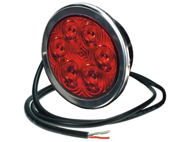 LED Fog Lamp PRO-MINI-RING 12/24V cable 0,5m, recessed version 