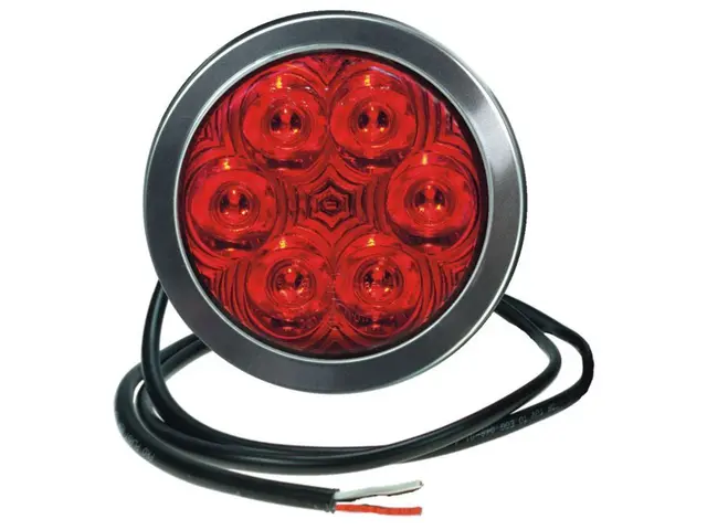 LED Fog Lamp PRO-MINI-RING 12/24V cable 0,5m, recessed version 