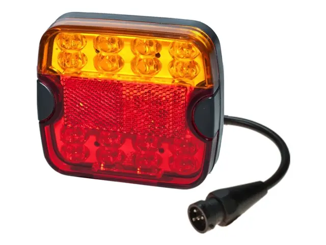 LED Rear Combination Lamp PRO-AGRILED 10-30V, cable 0,5m + bajonet connector 5 