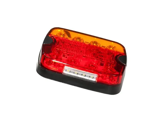 LED Rear Combination Lamp PRO-AGRILED wi 10-30V, cable 0,5m + bajonet conector 5- 