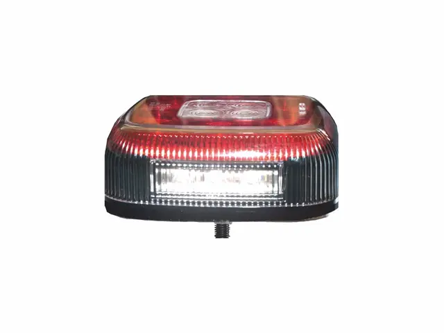 LED Fog-/Reversing Lamp PRO-SQUARE + lat 12/24V, cable 0,5m, ADR approved 