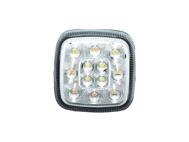 LED front direction indicator lamp + pos 12/24V, cable 0,5m 
