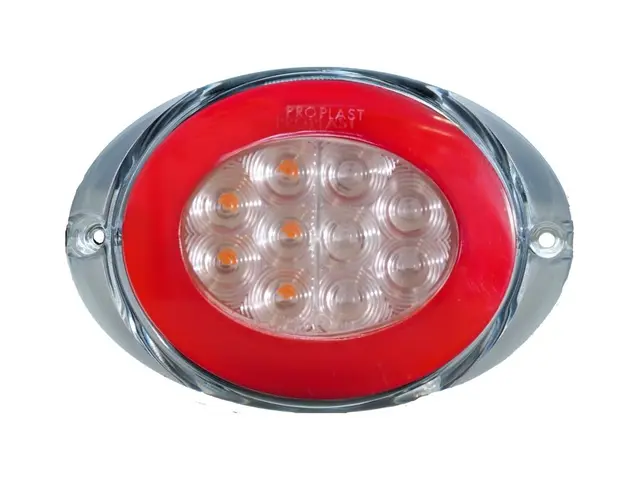 LED Rear Combination Lamp PRO-OVAL 12/24V, cable 0,5m, ADR-appr., tail ligh 