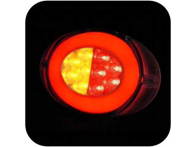 LED Rear Combination Lamp PRO-OVAL 12/24V, cable 0,5m, ADR-appr., tail ligh 