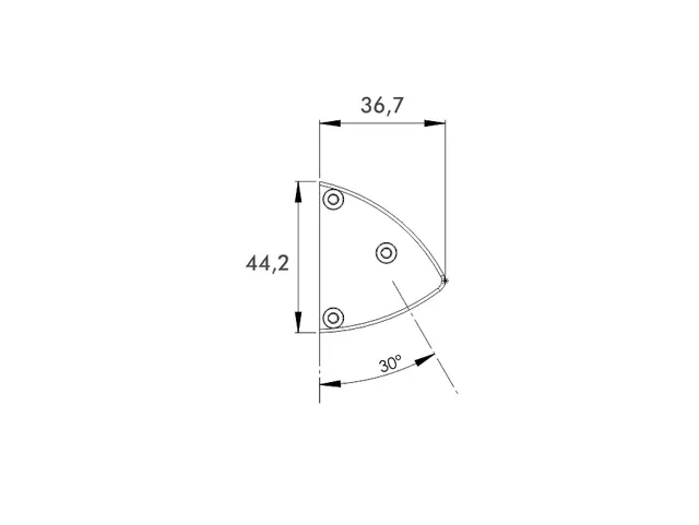 LED Lamp PRO-WALL 268mm, 170 lumen, cable 0,3m, 24 Volt 