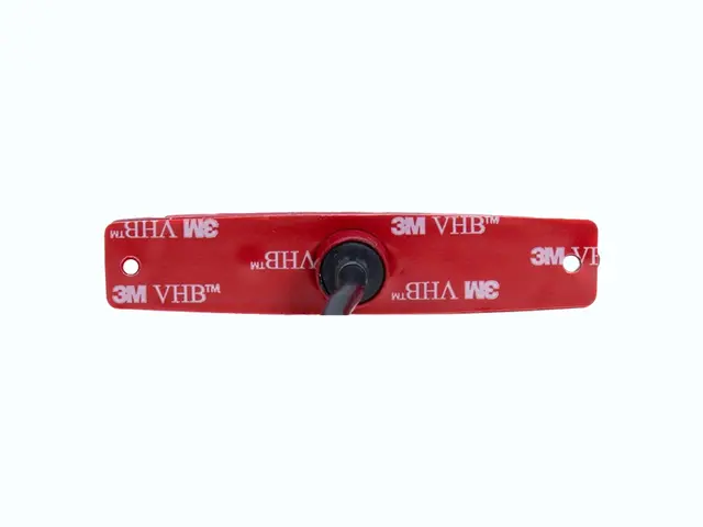 LED Rear Position Lamp PRO-FLAT 12/24V, round cable 0,25m, red lens 