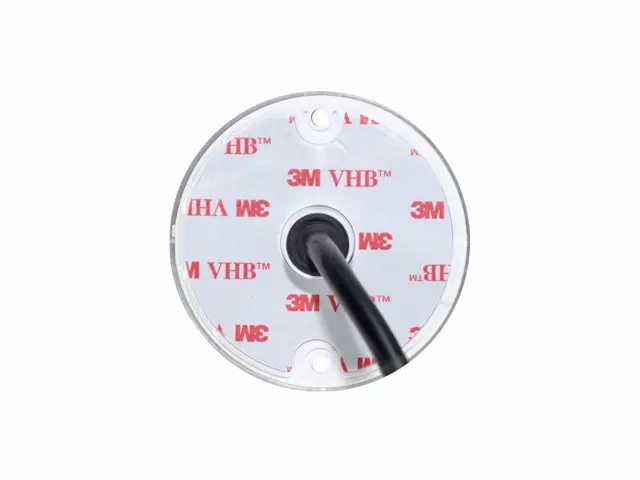 LED Front Position Lamp PRO-BUTTON 3M adhesive pad, 12/24V, round cable 0,5 
