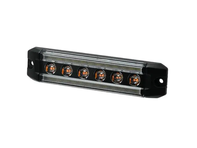 Posisjonslys hvit / varsellys 6 LED Proplast 