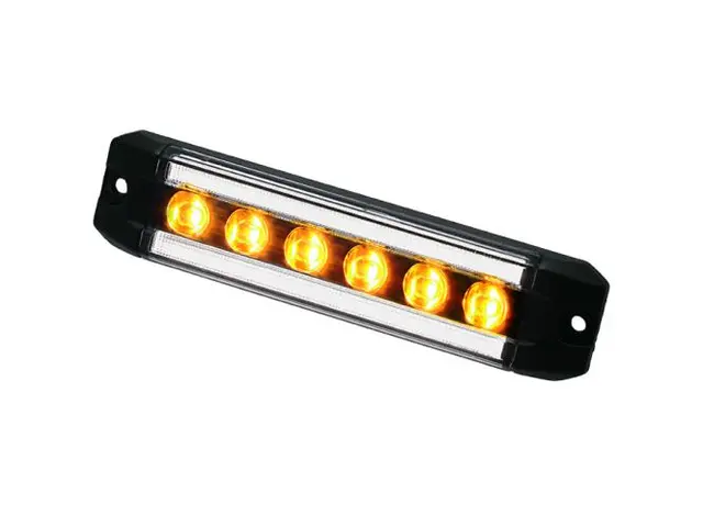 Posisjonslys hvit / varsellys 6 LED Proplast 