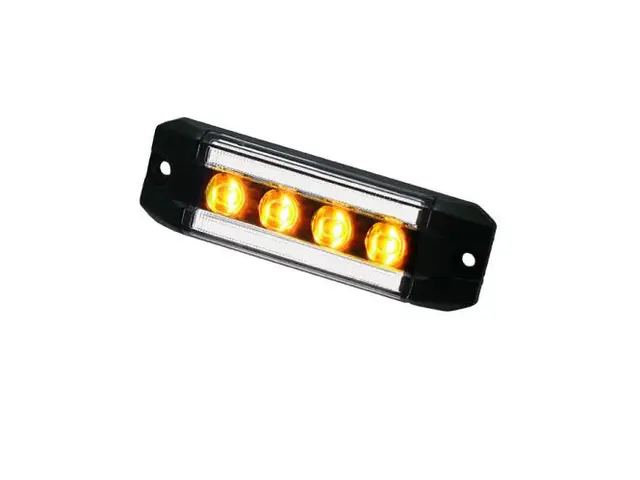 Posisjonslys hvit / varsellys 4 LED Proplast 