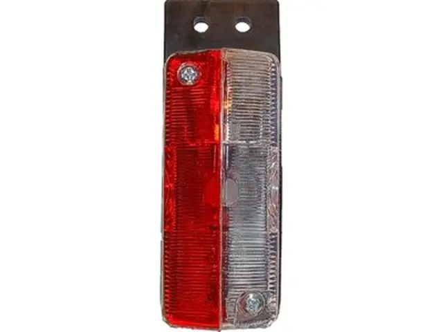 End Outline Marker Lamp red/white pendulum bracket 