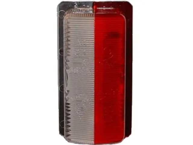 Lens red/white 