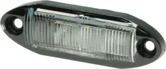 LED Registration Plate Lamp 12V cable 0,5m, recessed version