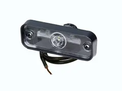LED Registration Plate Lamp 24V cable 0,5m, recessed version