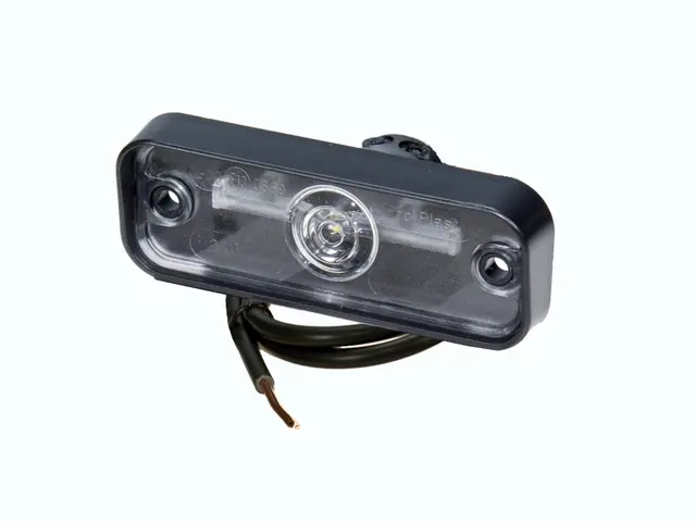 LED Registration Plate Lamp 24V cable 0,5m, recessed version 