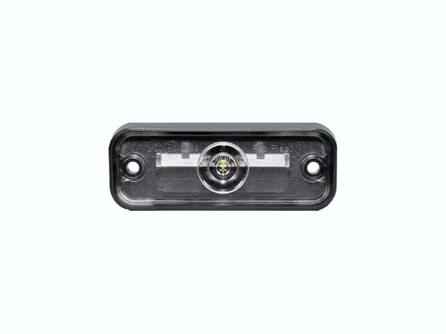 LED Registration Plate Lamp 24V cable 0,5m, recessed version 