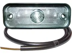 LED Registration Plate Lamp 12V cable 0,5m, recessed version