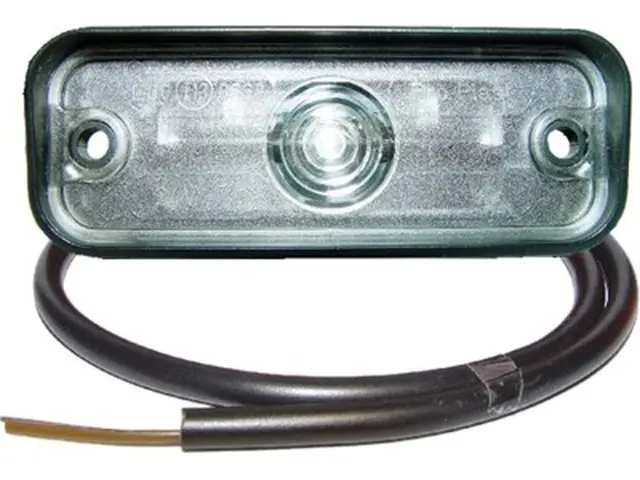 LED Registration Plate Lamp 12V cable 0,5m, recessed version 