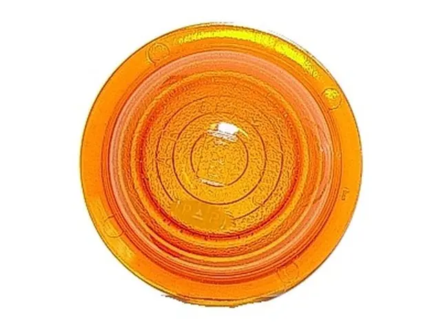 Lens amber d=51mm 