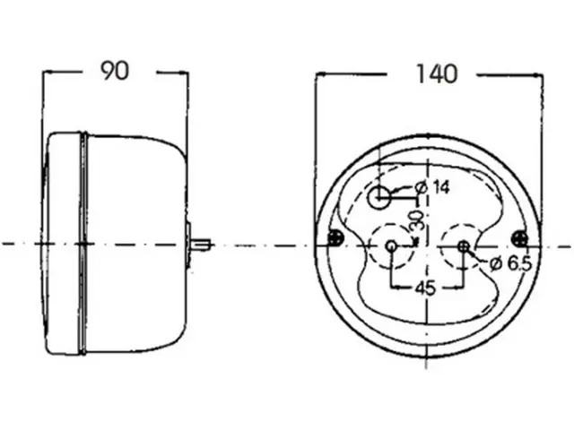 LED Fog Lamp d=140mm 