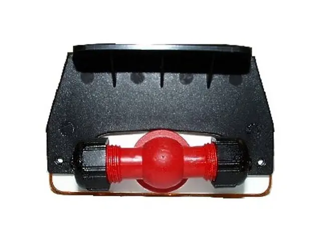 LED Sidemarker Lamp with PG-Screw 12V T-connector PG-screw, bracket 90° 