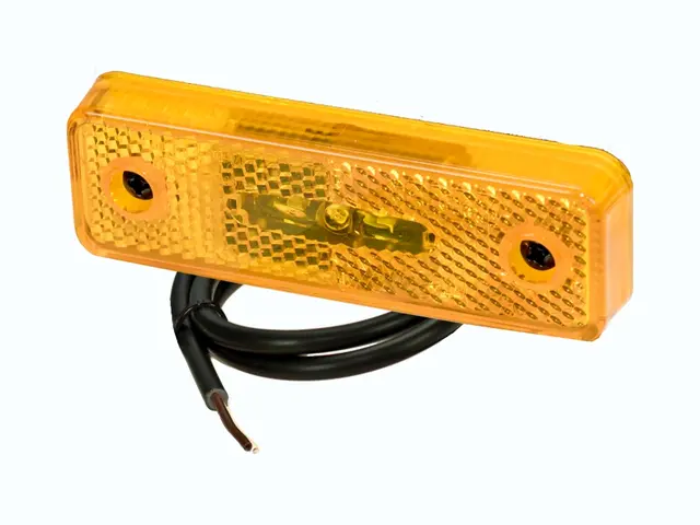 LED Sidemarker Lamp 24V 90°-cable connection, cable 0,5m 