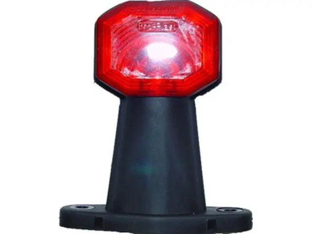 End Outline Marker Lamp SUPERPOINT with cable 0,5m, flexible short bracket 