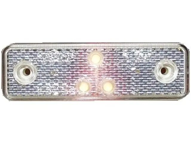 LED Front Position Lamp 24V 90° PG-screw 